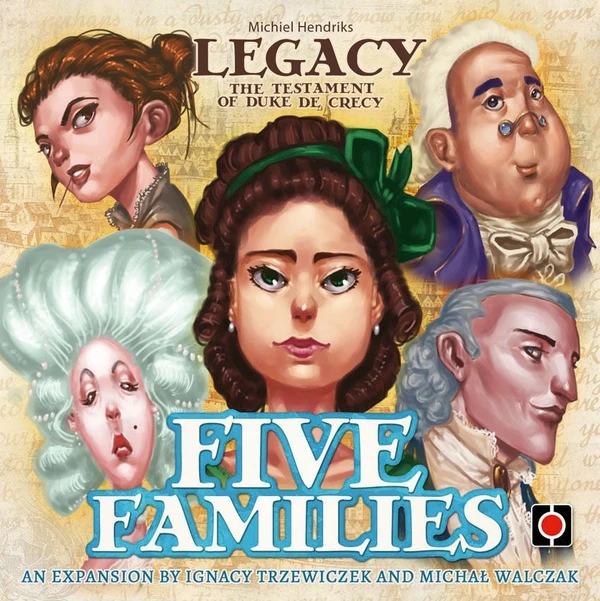 Cover image of Legacy: The Testament of Duke de Crecy – Five Families board game