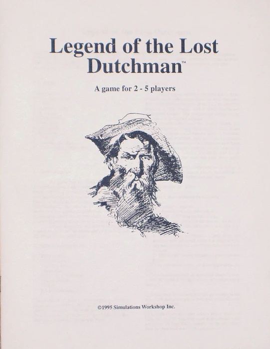 Cover image of Legend of the Lost Dutchman board game