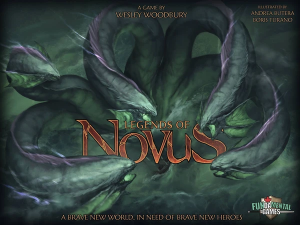 Cover image of Legends of Novus board game