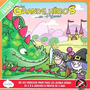Cover image of Les Grands Héros...en Pyjama! board game
