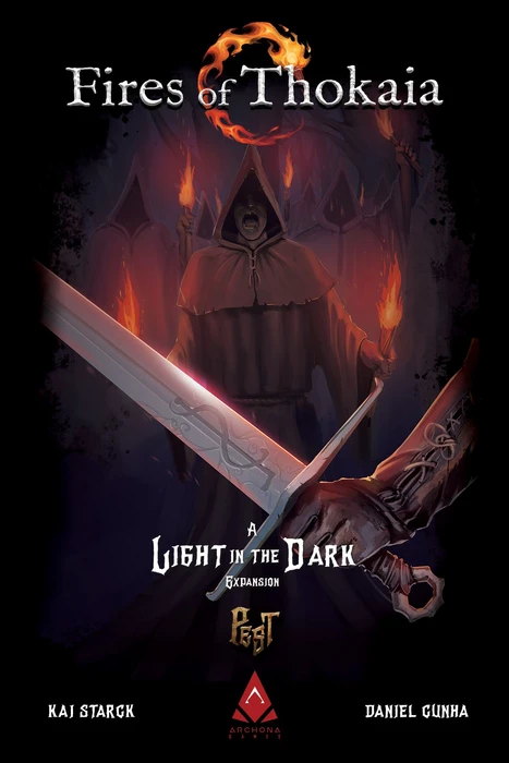 Cover image of Light in the Dark: Fires of Thokaia board game