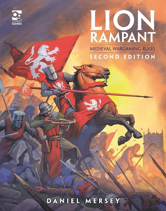 Cover image of Lion Rampant: Medieval Wargaming Rules Second Edition board game