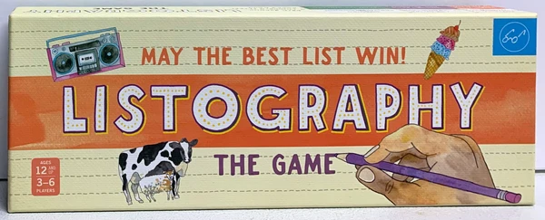 Cover image of Listography: The Game board game