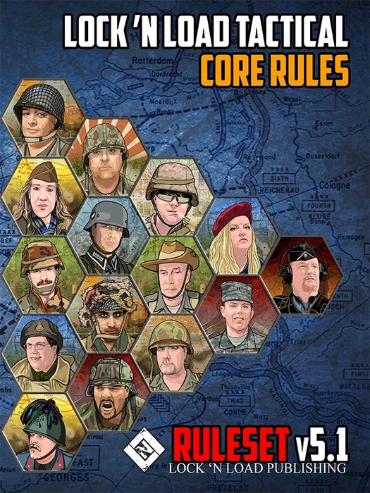 Cover image of Lock 'n Load Tactical: Core Rules v5.1 board game
