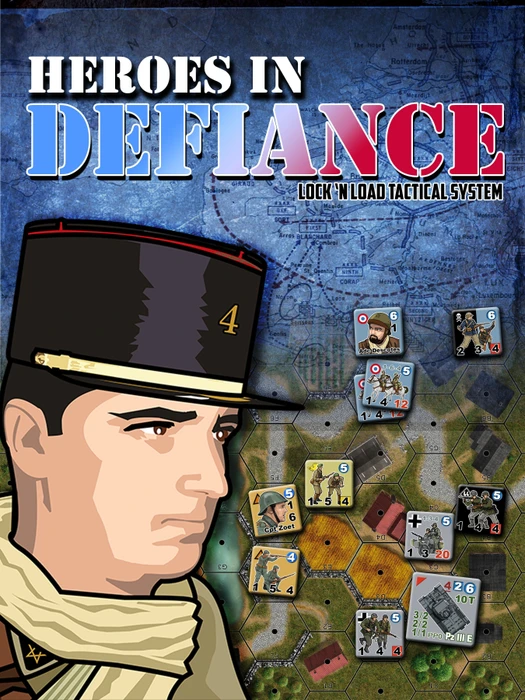 Cover image of Lock 'n Load Tactical: Heroes in Defiance board game