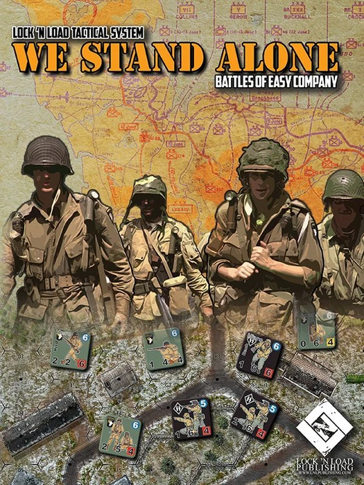 Cover image of Lock 'n Load Tactical: Heroes of Normandy – We Stand Alone: Battles of Easy Company board game