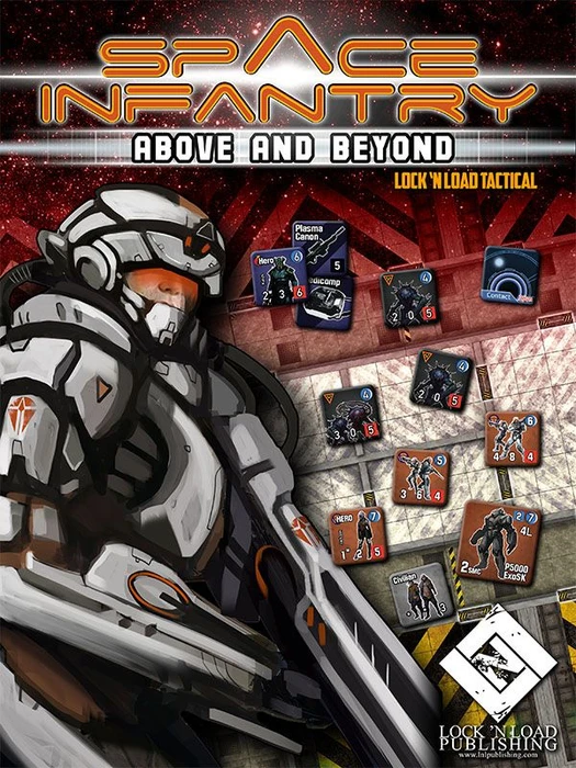 Cover image of Lock 'n Load Tactical: Space Infantry Above and Beyond board game