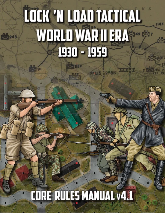 Cover image of Lock 'n Load Tactical: World War II Era Core Rules Manual v4.1 board game