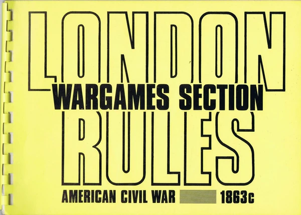 Cover image of London Rules Wargames Section American Civil War 1863c board game