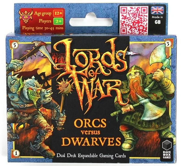 Cover image of Lords of War: Orcs versus Dwarves board game