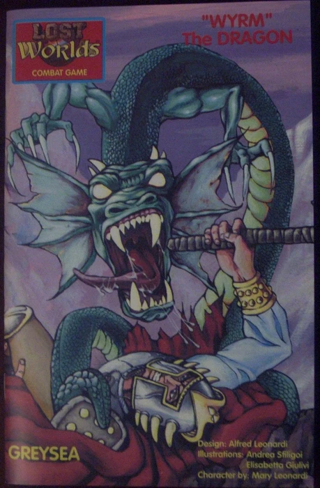 Cover image of Lost Worlds: "Wyrm" the Dragon board game