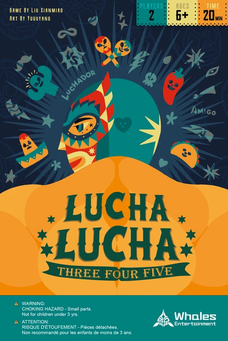 Cover image of LUCHA LUCHA Three Four Five board game