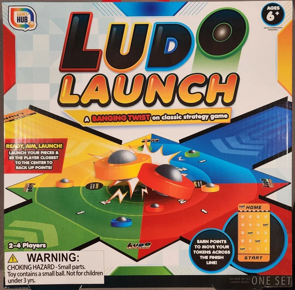 Cover image of Ludo Launch board game