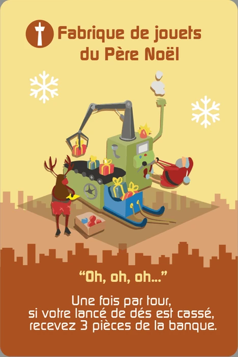 Cover image of Machi Koro: Fabrique de jouets du Père Noël board game