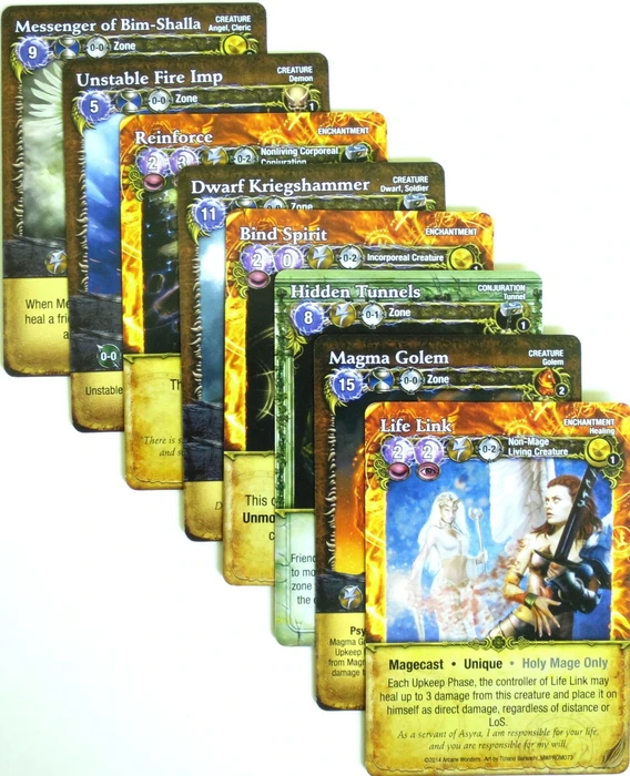 Cover image of Mage Wars: Dice Tower 2015 Funding Campaign Promo Card Set board game