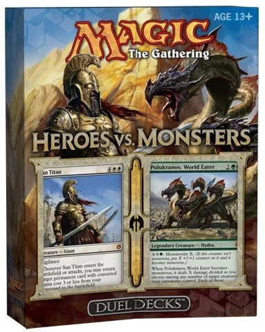 Cover image of Magic: The Gathering – Duel Decks: Heroes vs. Monsters board game