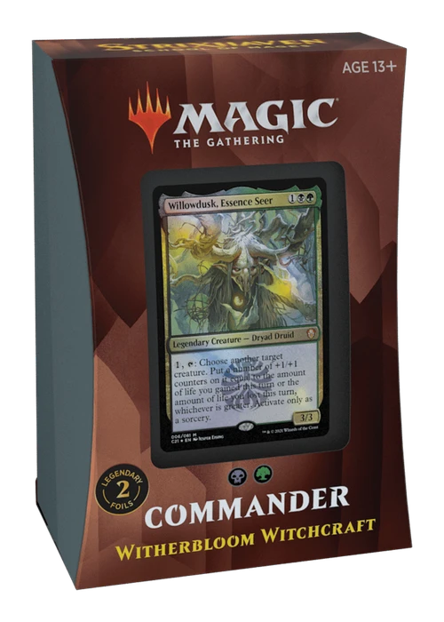 Cover image of Magic: The Gathering — Commander 2021: Strixhaven Commander — Witherbloom Witchcraft Deck board game