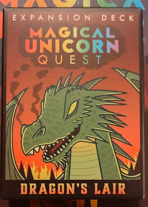 Cover image of Magical Unicorn Quest: Dragon's Lair board game