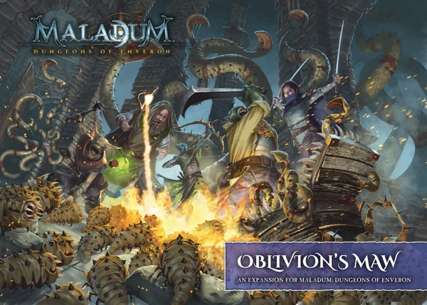 Cover image of Maladum: Dungeons of Enveron – Oblivion's Maw board game
