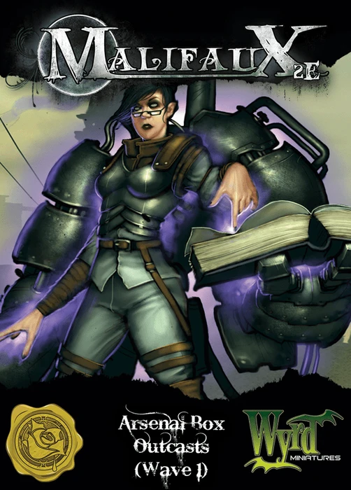 Cover image of Malifaux: Arsenal Box – Outcasts (Wave 1) board game