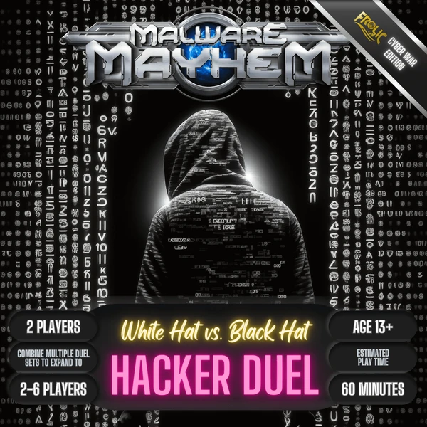 Cover image of Malware Mayhem Hacker Duel: Cyber War Edition board game