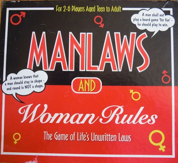 Cover image of Man Laws and Woman Rules board game