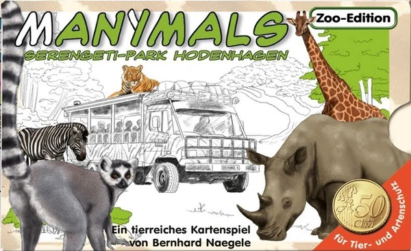 Cover image of Manimals: Serengeti-Park Hodenhagen board game