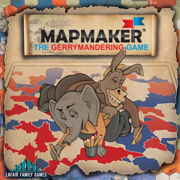 Cover image of Mapmaker: The Gerrymandering Game board game