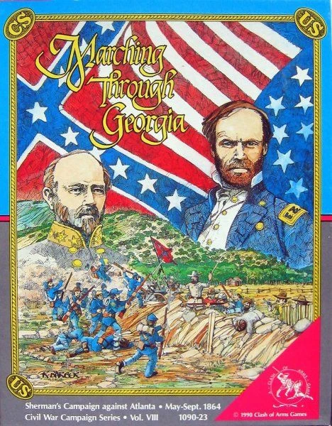 Cover image of Marching Through Georgia board game