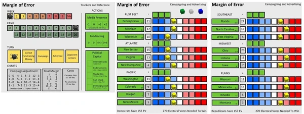 Cover image of Margin Of Error: A Presidential Election Game board game