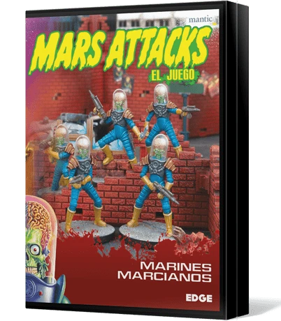Cover image of Mars Attacks: The Miniatures Game – Martian Marines board game