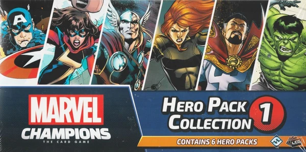 Cover image of Marvel Champions: The Card Game – Hero Pack Collection 1 board game