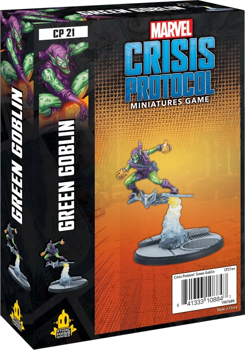 Cover image of Marvel: Crisis Protocol – Green Goblin board game