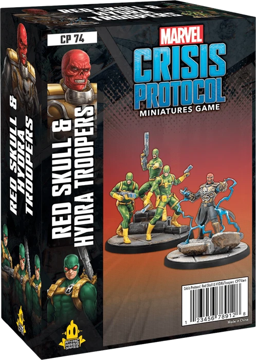 Cover image of Marvel: Crisis Protocol – Red Skull & Hydra Troopers board game