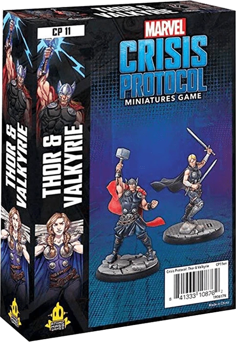 Cover image of Marvel: Crisis Protocol – Thor and Valkyrie board game
