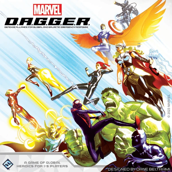 Cover image of Marvel D.A.G.G.E.R. board game