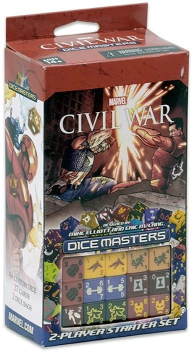 Cover image of Marvel Dice Masters: Civil War board game