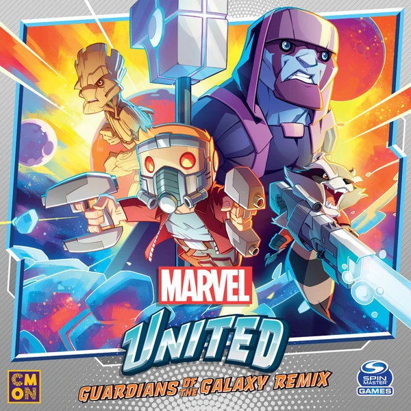 Cover image of Marvel United: Guardians of the Galaxy Remix board game