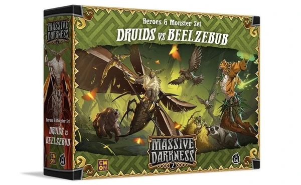 Cover image of Massive Darkness 2: Heroes & Monster Set – Druids vs Beelzebub board game