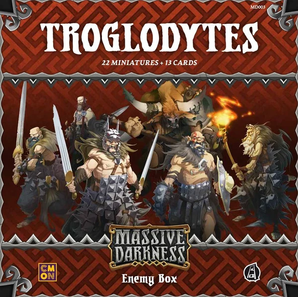 Cover image of Massive Darkness: Enemy Box – Troglodytes board game