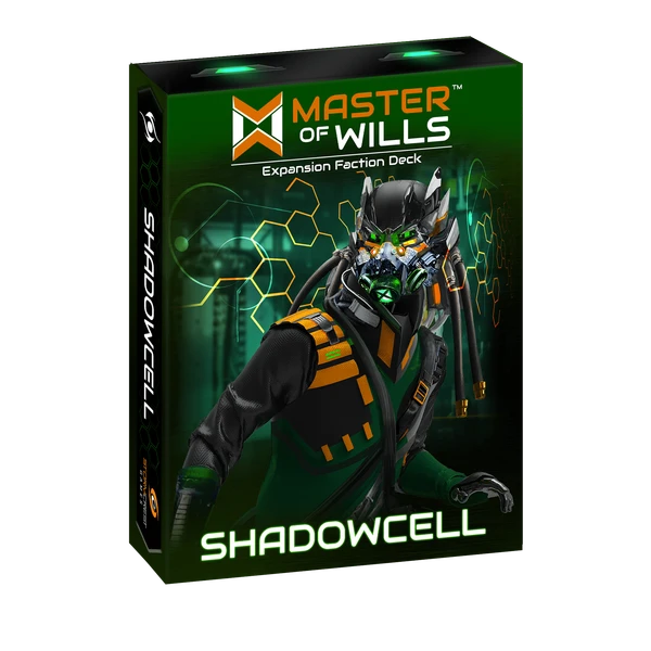 Cover image of Master of Wills: Shadowcell Expansion Faction Deck board game