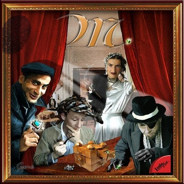 Cover image of Master Thieves: Gem Counterfeiters board game