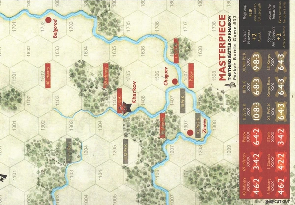 Cover image of Masterpiece: The Third Battle of Kharkov board game