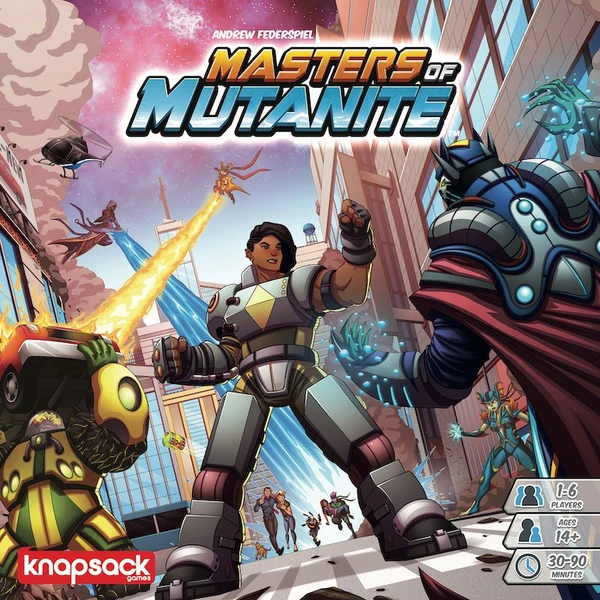 Cover image of Masters of Mutanite board game