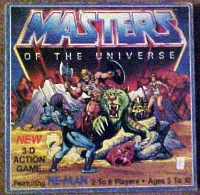 Cover image of Masters of the Universe 3-D Action Game board game