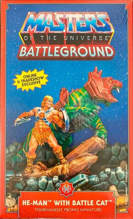 Cover image of Masters of the Universe: Battleground – He-Man with Battle Cat board game