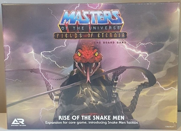 Cover image of Masters of The Universe: Fields of Eternia The Board Game – Rise of the Snake Men board game