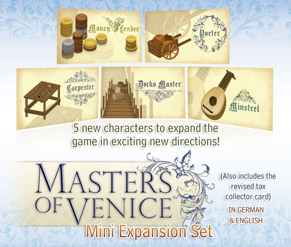 Cover image of Masters of Venice: Mini-Expansion Set board game