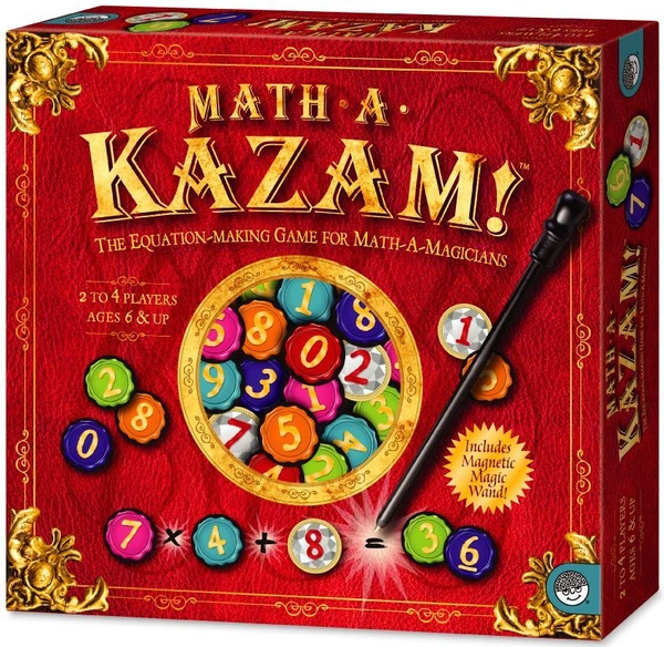 Cover image of Math-A-Kazam! board game