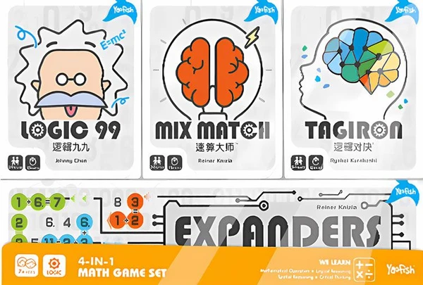 Cover image of Math Game Set 4-IN-1 board game